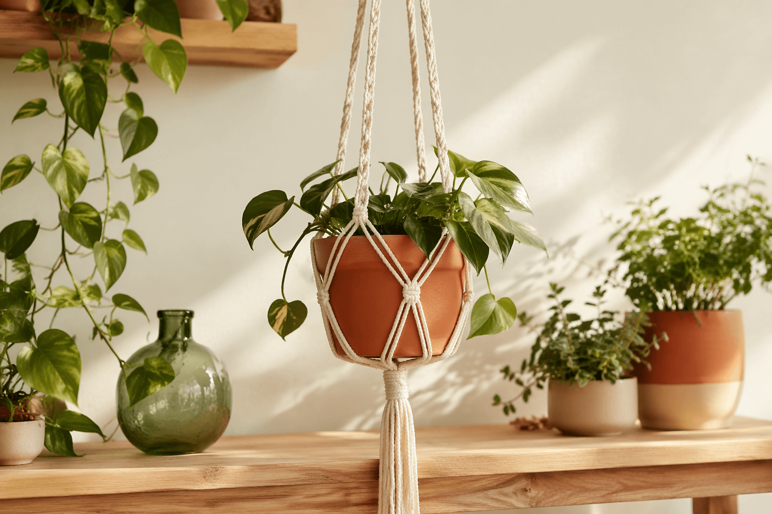 Cotton Rope Hanger view 2